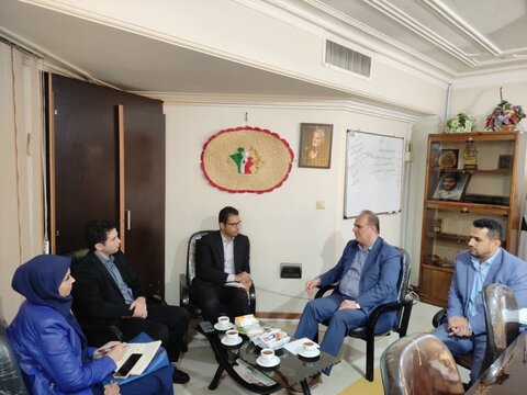 نشست مشترک بهزیستی با بیمه روستایی و عشایری استان 