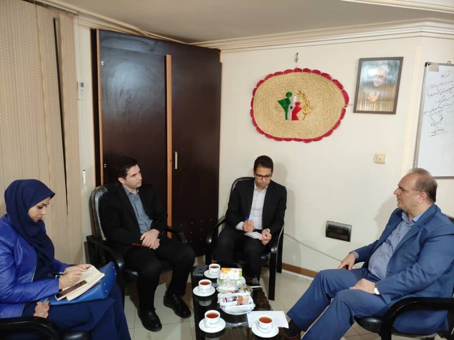 نشست مشترک بهزیستی با بیمه روستایی و عشایری استان 