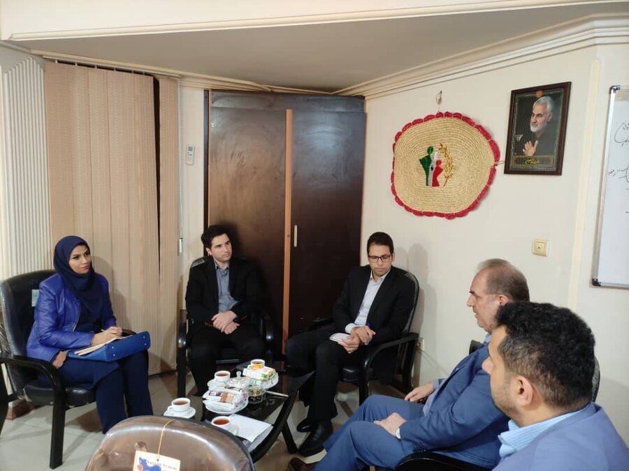 نشست مشترک بهزیستی با بیمه روستایی و عشایری استان