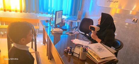 گزارش تصویری| طرح کشوری پیشگیری از تنبلی چشم در شهرستان اسکو