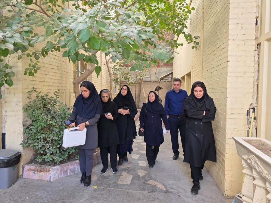 شهر قدس | بازدید تیم نظارت بهزیستی از مرکز اعصاب و روان