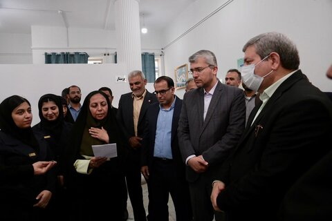 بازدید معاون وزیر و رئیس سازمان بهزیستی کشور از مرکز جامع اعصاب و روان خلیج فارس دشتستان بوشهر