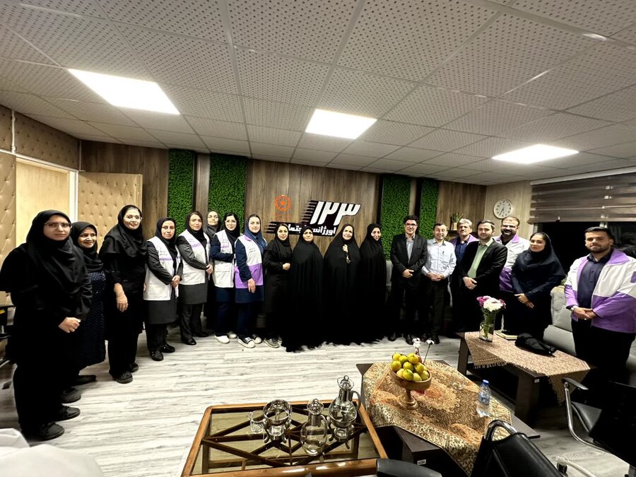 بازدید مسئولان بهزیستی کشور از مرکز اورژانس اجتماعی گرگان