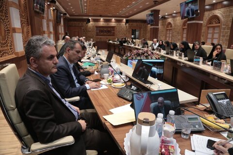 برگزاری جلسه شورای اداری اداره‌کل بهزیستی استان بوشهر با حضور رئیس سازمان بهزیستی کشور
