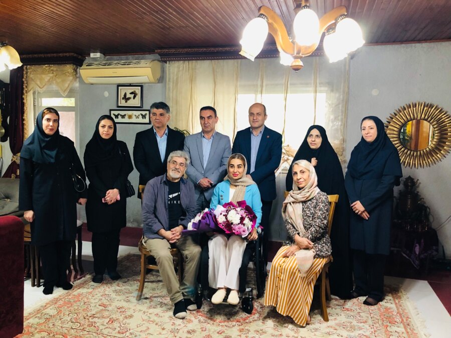دیدار با قهرمان کشوری رضوانشهری