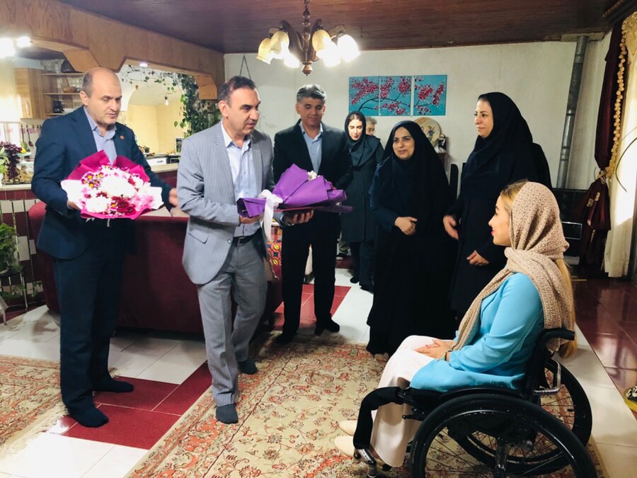 دیدار با قهرمان کشوری رضوانشهری