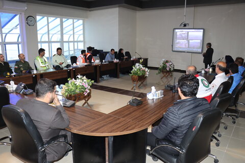 گزارش تصویری| برگزاری طرح اضطراری حفظ و استمرار آمادگی برای مقابله با بحران