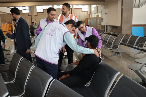 گزارش تصویری| برگزاری طرح اضطراری حفظ و استمرار آمادگی برای مقابله با بحران