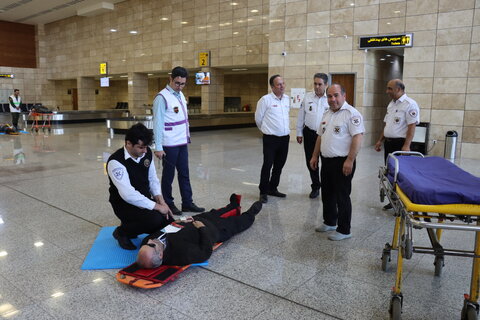 گزارش تصویری| برگزاری طرح اضطراری حفظ و استمرار آمادگی برای مقابله با بحران