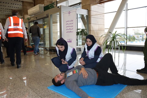 گزارش تصویری| برگزاری طرح اضطراری حفظ و استمرار آمادگی برای مقابله با بحران