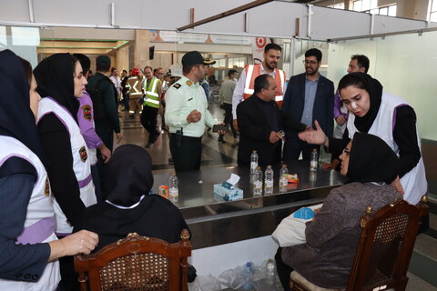 گزارش تصویری| برگزاری طرح اضطراری حفظ و استمرار آمادگی برای مقابله با بحران