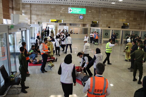 گزارش تصویری| برگزاری طرح اضطراری حفظ و استمرار آمادگی برای مقابله با بحران