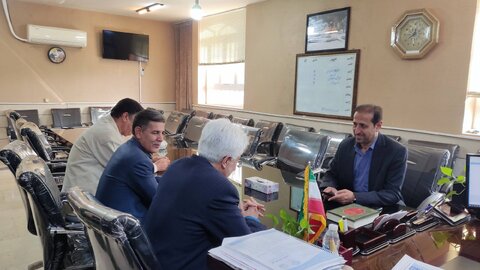 ارسنجان|دیدار مدیرکل بهزیستی استان فارس و هیئت همراه با فرماندار شهرستان
