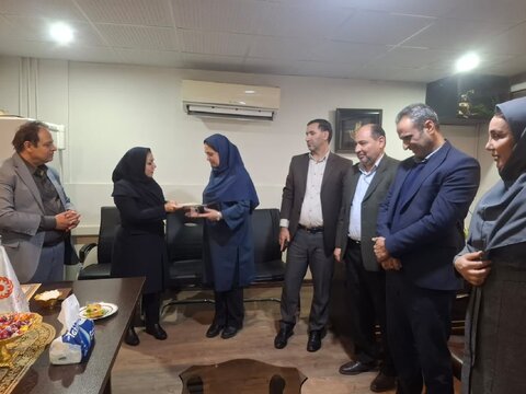 مراسم تودیع و معارفه مسئول مرکز حضرت فاطمه (س) برگزار شد