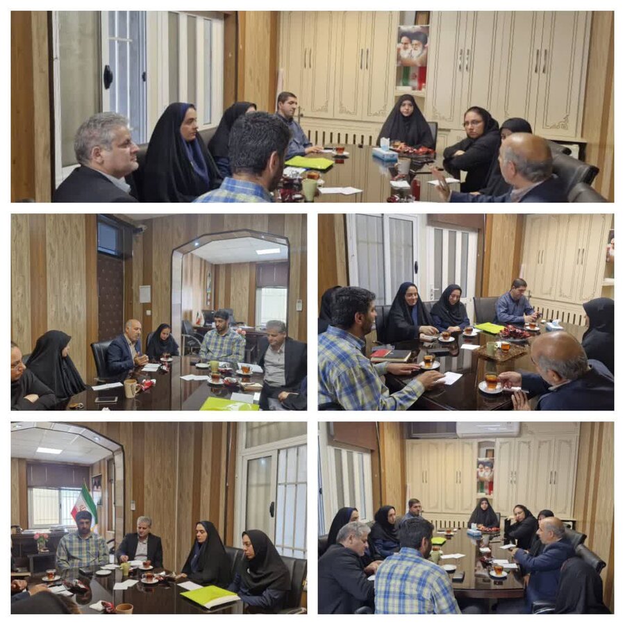 ساری| برگزاری جلسه کمیته مشارکت مردمی با محوریت طرح "به وقت عاقبت بخیری" در بهزیستی ساری 