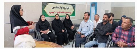 جهرم|برگزاری دوره آموزشی هلال احمر در محل موسسه خیریه فاطمه زهرا س جهرم