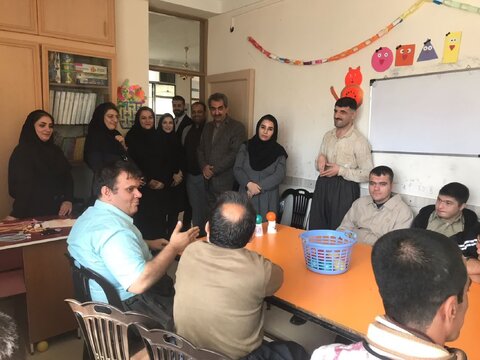 بازدید مسئولان بهزیستی کردستان از مراکز توانبخشی شهرستان سقز