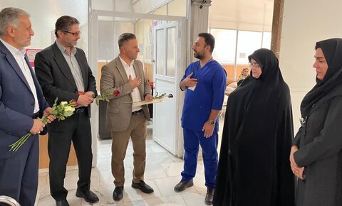 تجلیل از پرستاران مراکز توانبخشی شهرستان ساوجبلاغ به مناسبت روز پرستار