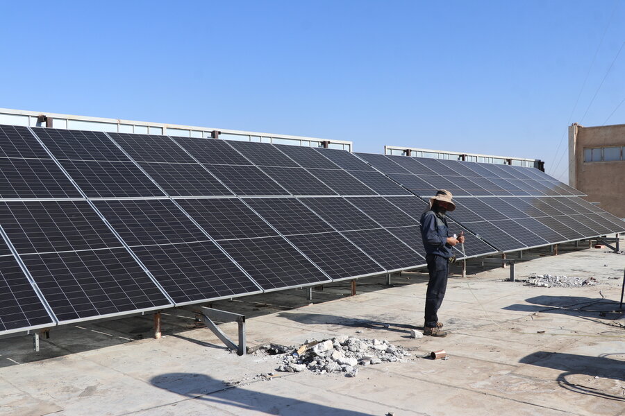 نصب پنل‌های خورشیدی در ساختمان ستاد اداره کل بهزیستی استان کرمان