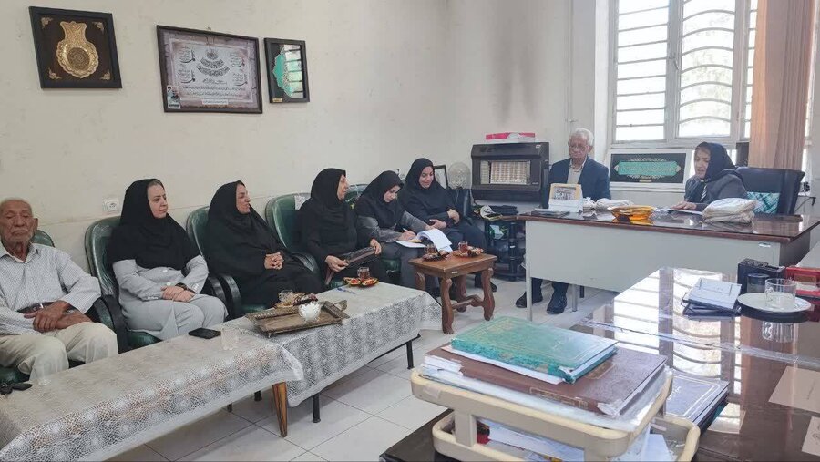 جهرم|بازدید از مرکز توانبخشی روزانه سالمندان شهرستان جهرم