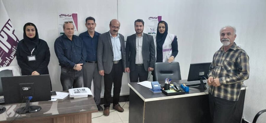بازدید رئیس فوریت‌های اجتماعی بهزیستی خوزستان از مرکز ترک اعتیاد و اورژانس اجتماعی باوی