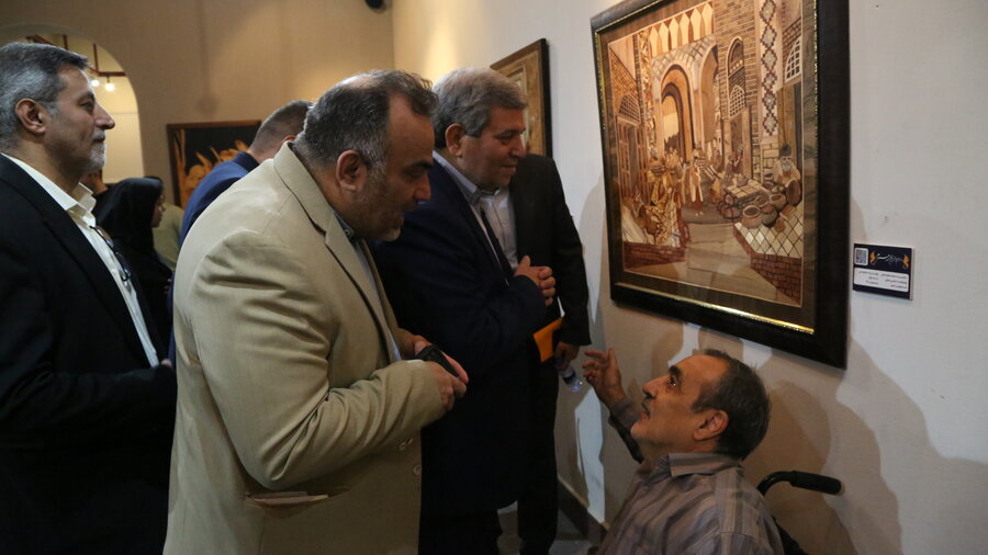 بازدید رئیس سازمان بهزیستی از جشنواره همام