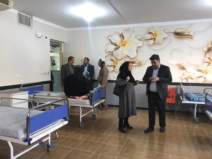 بازدید مسئولان بهزیستی کردستان از مراکز توانبخشی شهرستان سقز