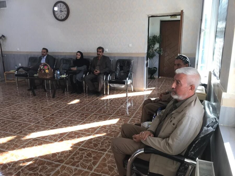 بازدید مسئولان بهزیستی کردستان از مراکز توانبخشی شهرستان سقز
