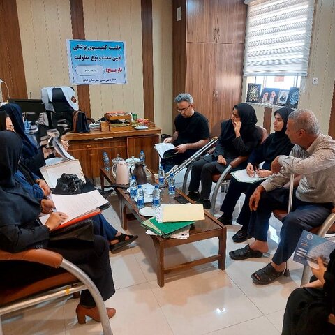 دیلم| بررسی ۸۳ پرونده معلولیت در کمیسیون پزشکی بهزیستی شهرستان دیلم