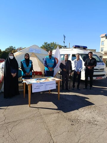 تیم محب و اورژانس اجتماعی در نمایشگاه پدافند غیرعامل حضور یافتند