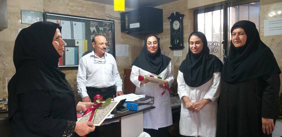 تنکابن| تقدیر از پرستاران شاغل در مراکز بهزیستی شهرستان تنکابن 