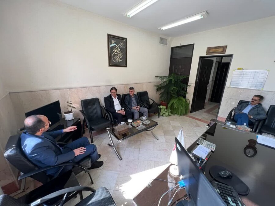 دماوند | دیدار مشترک رؤسای اداره بهزیستی و بیمه  سلامت شهرستان به مناسبت هفته ملی بیمه سلامت