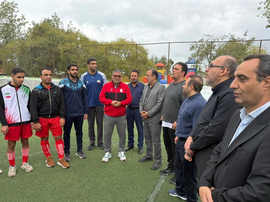 بازدید از اردوی تمرین تیم ملی فوتبال نابینایان