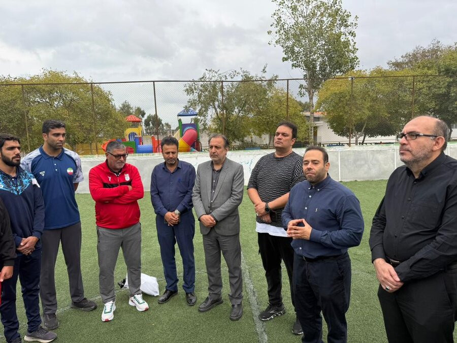 بازدید از اردوی تمرین تیم ملی فوتبال نابینایان