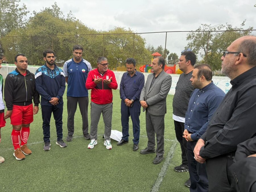 بازدید از اردوی تمرین تیم ملی فوتبال نابینایان