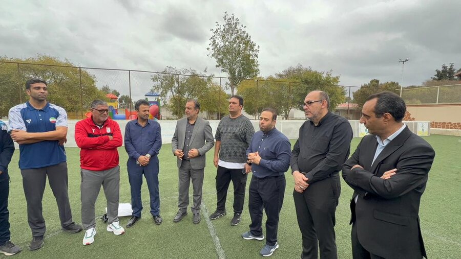 بازدید از اردوی تمرین تیم ملی فوتبال نابینایان