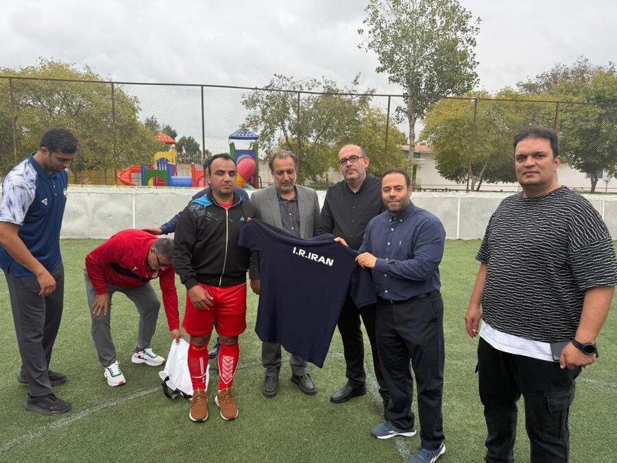 بازدید از اردوی تمرین تیم ملی فوتبال نابینایان