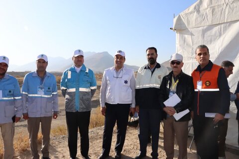 مانور ترکیبی مدیریت بحران استان مرکزی "اقتدار آفتاب"