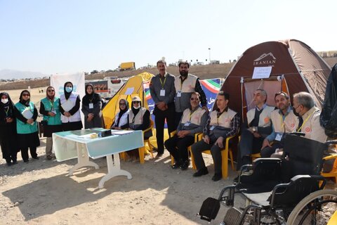 مانور ترکیبی مدیریت بحران استان مرکزی "اقتدار آفتاب"