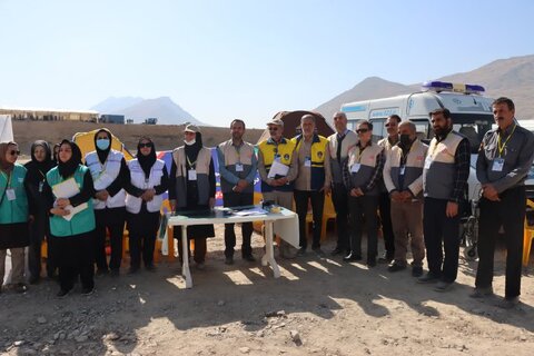 مانور ترکیبی مدیریت بحران استان مرکزی "اقتدار آفتاب"