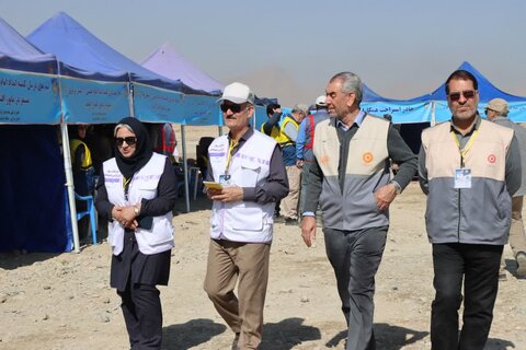 مانور ترکیبی مدیریت بحران استان مرکزی "اقتدار آفتاب"