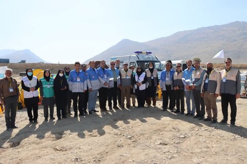 مانور ترکیبی مدیریت بحران استان مرکزی "اقتدار آفتاب"