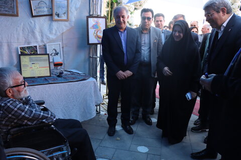 گزارش تصویری | آیین افتتاح نمایشگاه طرح سلامت اجتماعی محله محور با حضور معاون وزیر و رئیس سازمان بهزیستی کشور در مدرسه دارالفنون اردبیل