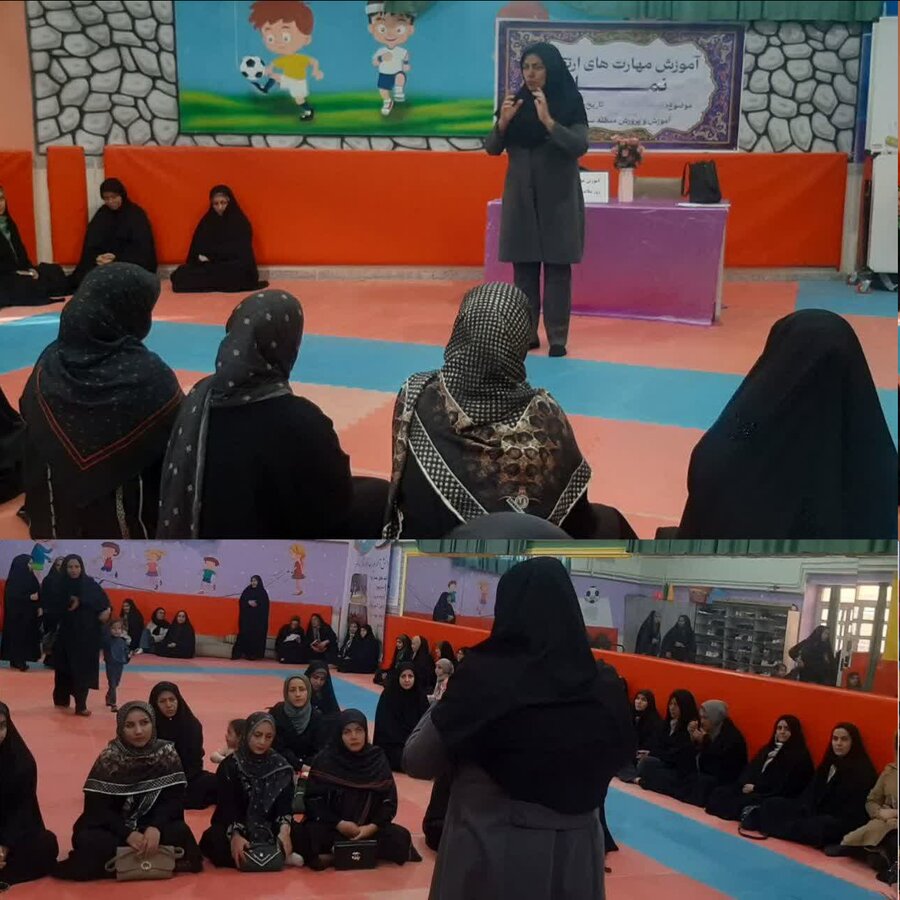  برگزاری جلسه آموزشی ویژه والدین در بهزیستی شهرستان رزن