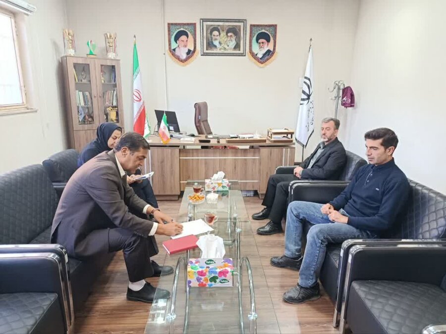 جلسه هماهنگی اجرای برنامه های مشترک بهزیستی با ورزش و جوانان ملکان