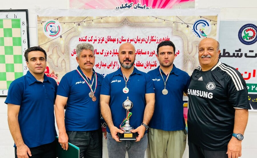 درخشش پیشکسوتان ناشنوای بوشهری در مسابقات  و عنوان نایب قهرمانی تیمی جام خلیج فارس