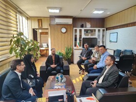 دیدار مدیرکل و معاونین بهزیستی گلستان با ذیحساب سازمان بهزیستی کشور