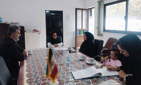 آمل| بازدید رییس اداره بهزیستی شهرستان آمل از مرکز توانبخشی فجر