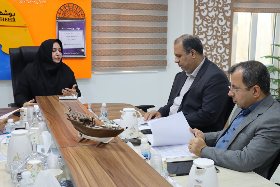 برگزاری دومین نشست هماهنگی اجرای تفاهمنامه ساخت و تکمیل ۳۲۰ واحد مسکن مددجویان بهزیستی استان بوشهر