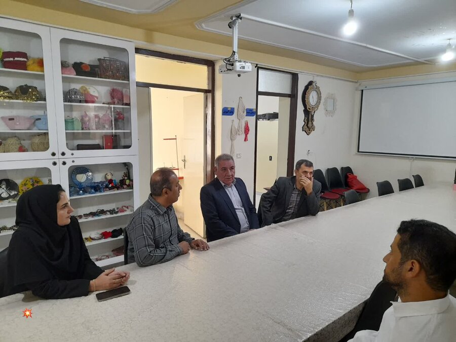 بازدید مسئول حراست و رئیس اداره فوریت‌های اجتماعی بهزیستی کردستان از مراکز تحت نظارت در مریوان